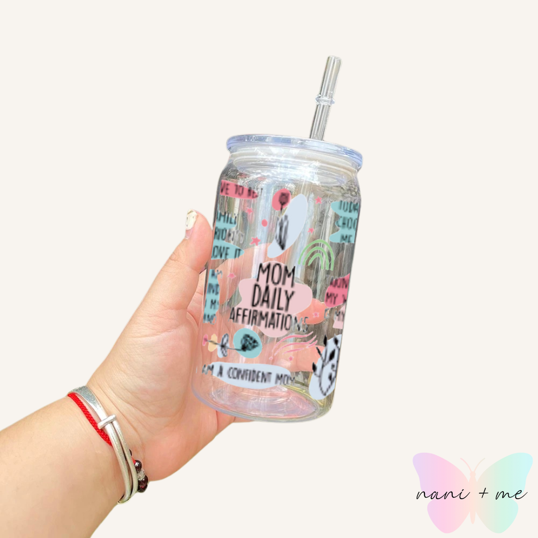 Mom Daily Affirmations Acrylic Libbey Cup