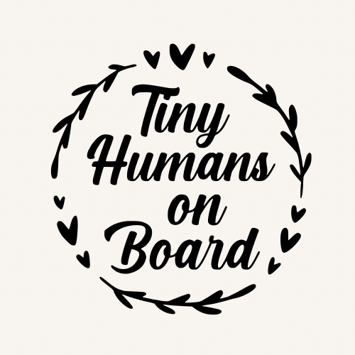 Tiny Humans On Board Car Decal